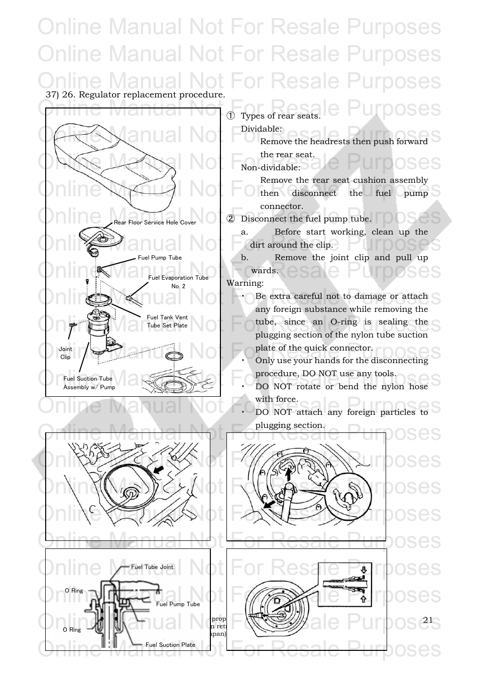 Online manual not for resale purposes | BLITZ Toyota Yaris Compressor System User Manual | Page 22 / 27