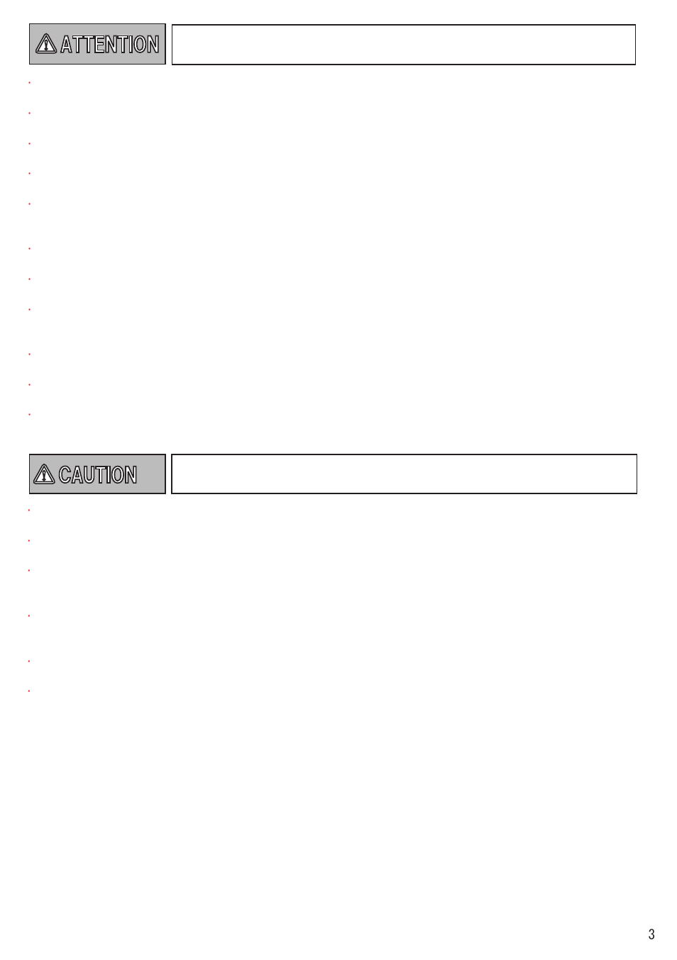 Caution, Attention | BLITZ Throttle Controller User Manual | Page 3 / 9