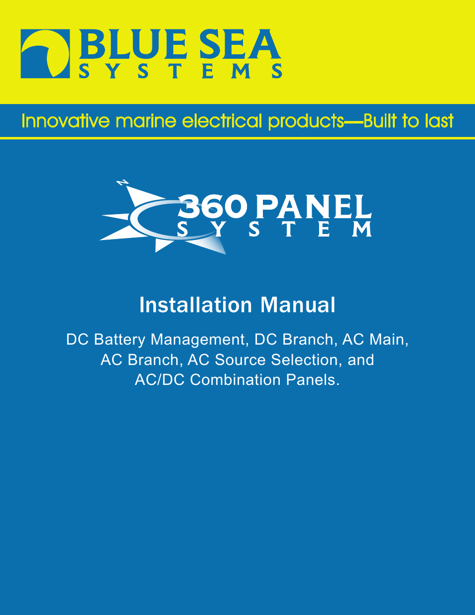 Blue Sea Systems 1408 M-Series Dual Circuit Plus, Main + 3 Position CLB Vertical User Manual | 20 pages