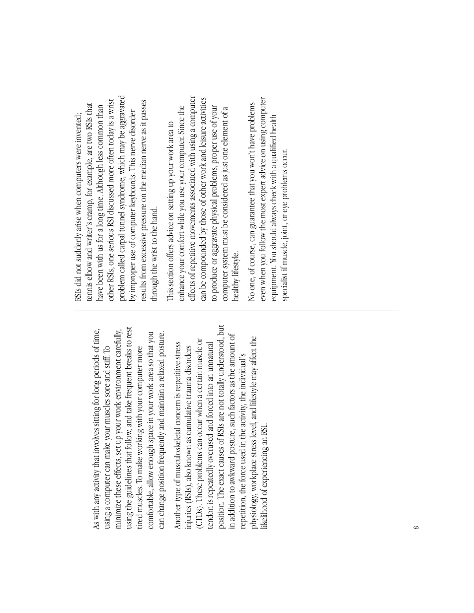 Musculoskeletal discomfort | Apple Macintosh LC 550 User Manual | Page 13 / 37