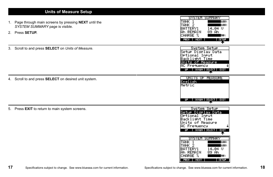 Blue Sea Systems 1801 Vessel Systems Monitor VSM 422 User Manual | Page 11 / 50