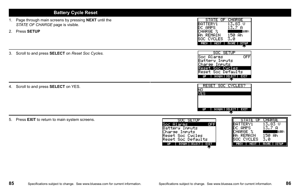 Blue Sea Systems 1801 Vessel Systems Monitor VSM 422 User Manual | Page 45 / 50