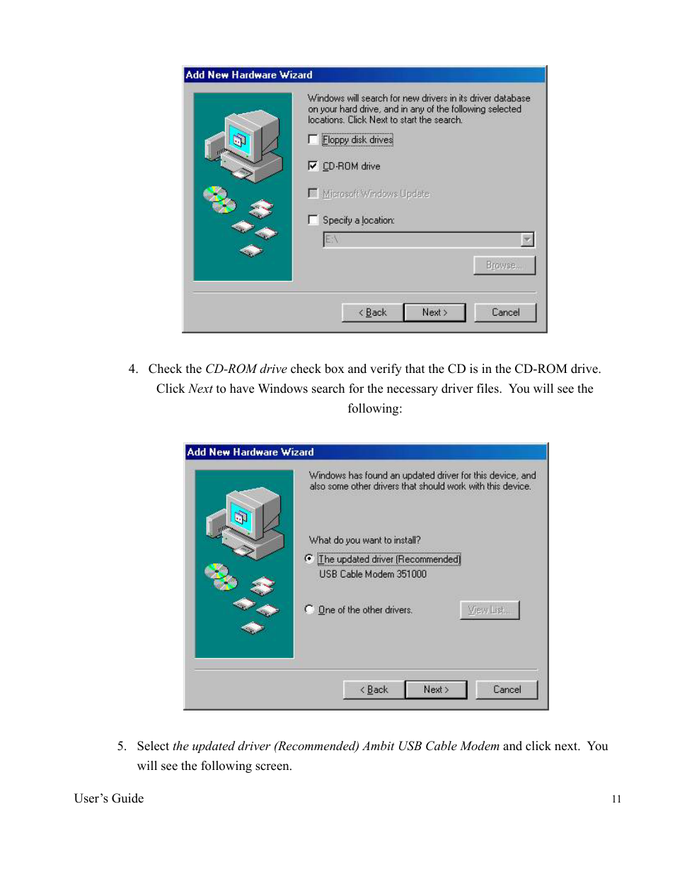 Ambit Cable Modem Router U10C012 User Manual | Page 11 / 55