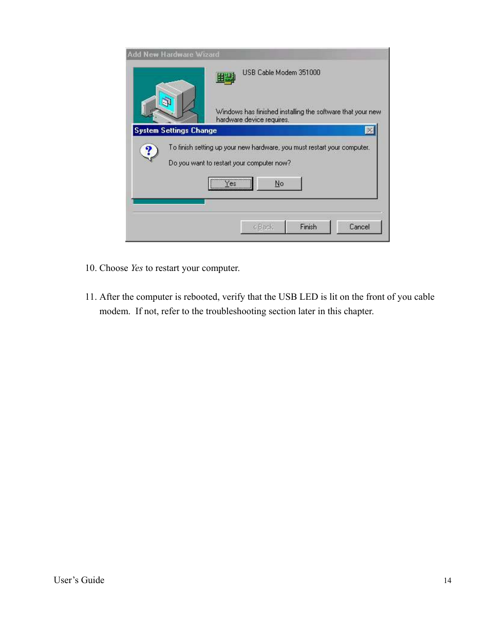 Ambit Cable Modem Router U10C012 User Manual | Page 14 / 55