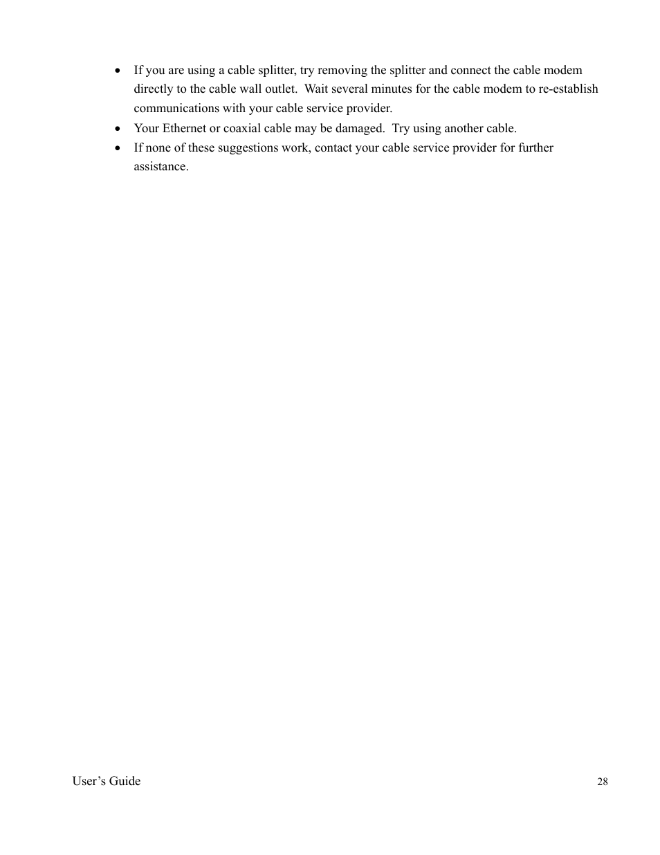 Ambit Cable Modem Router U10C012 User Manual | Page 28 / 55