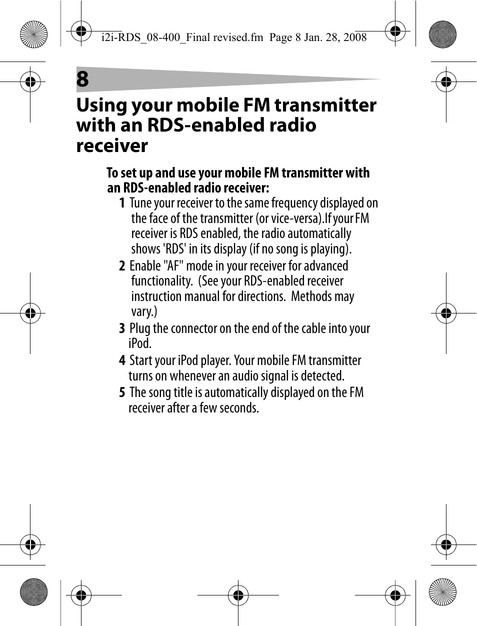 Aerielle Technologies i2i-RDS User Manual | Page 8 / 50