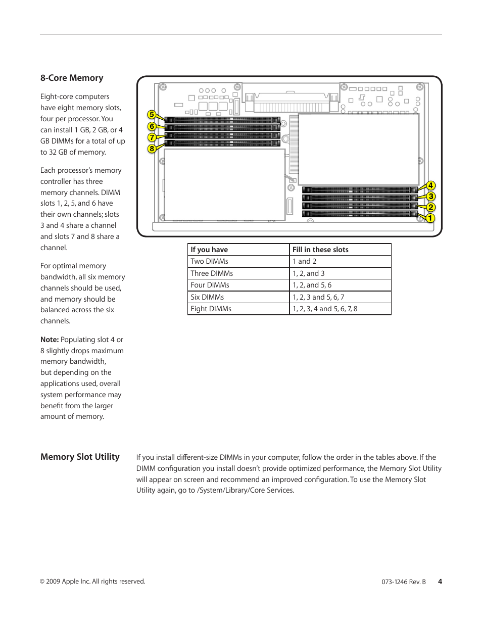 Apple Mac Pro (Memory DIMMs Replacement) User Manual | Page 4 / 10