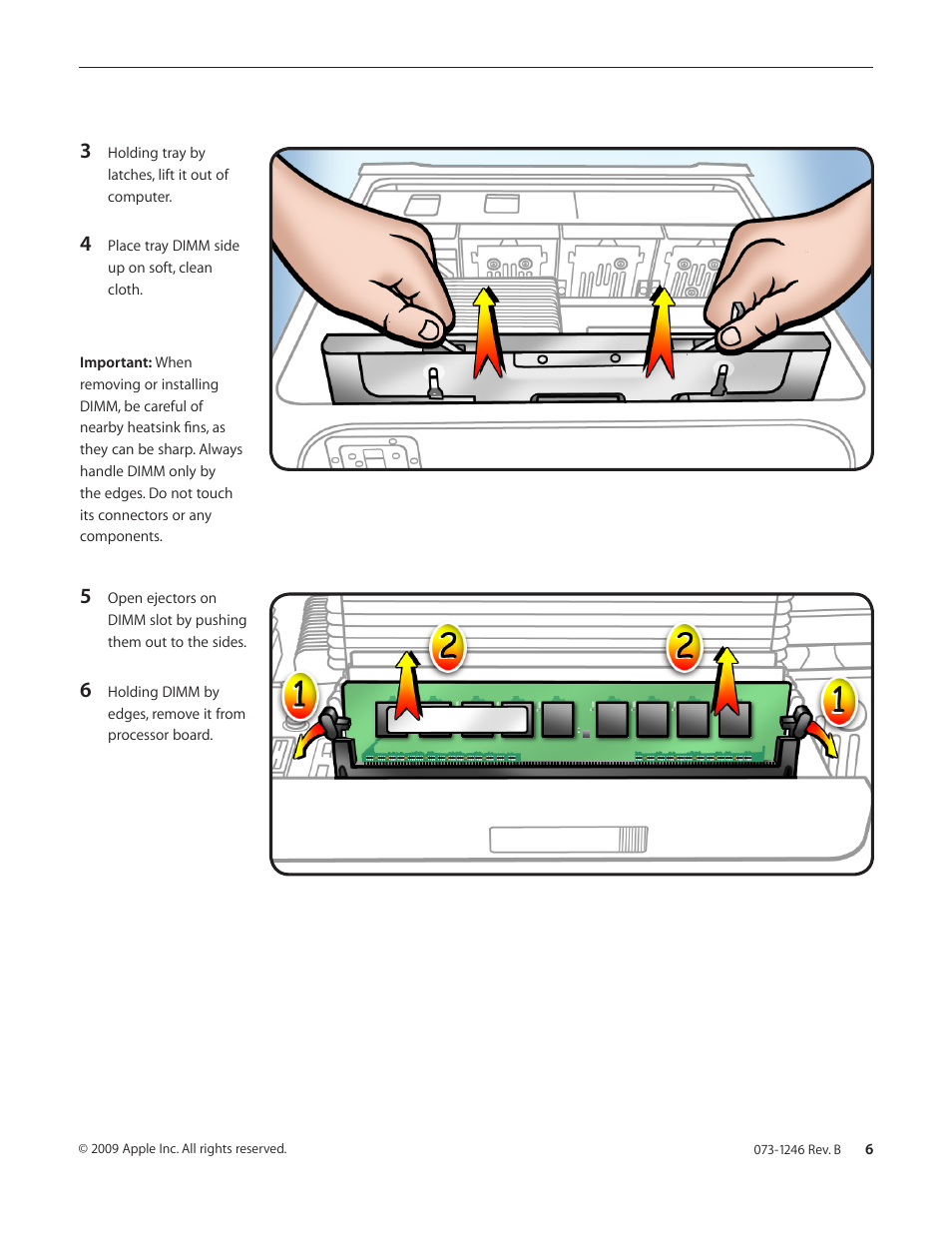 Apple Mac Pro (Memory DIMMs Replacement) User Manual | Page 6 / 10