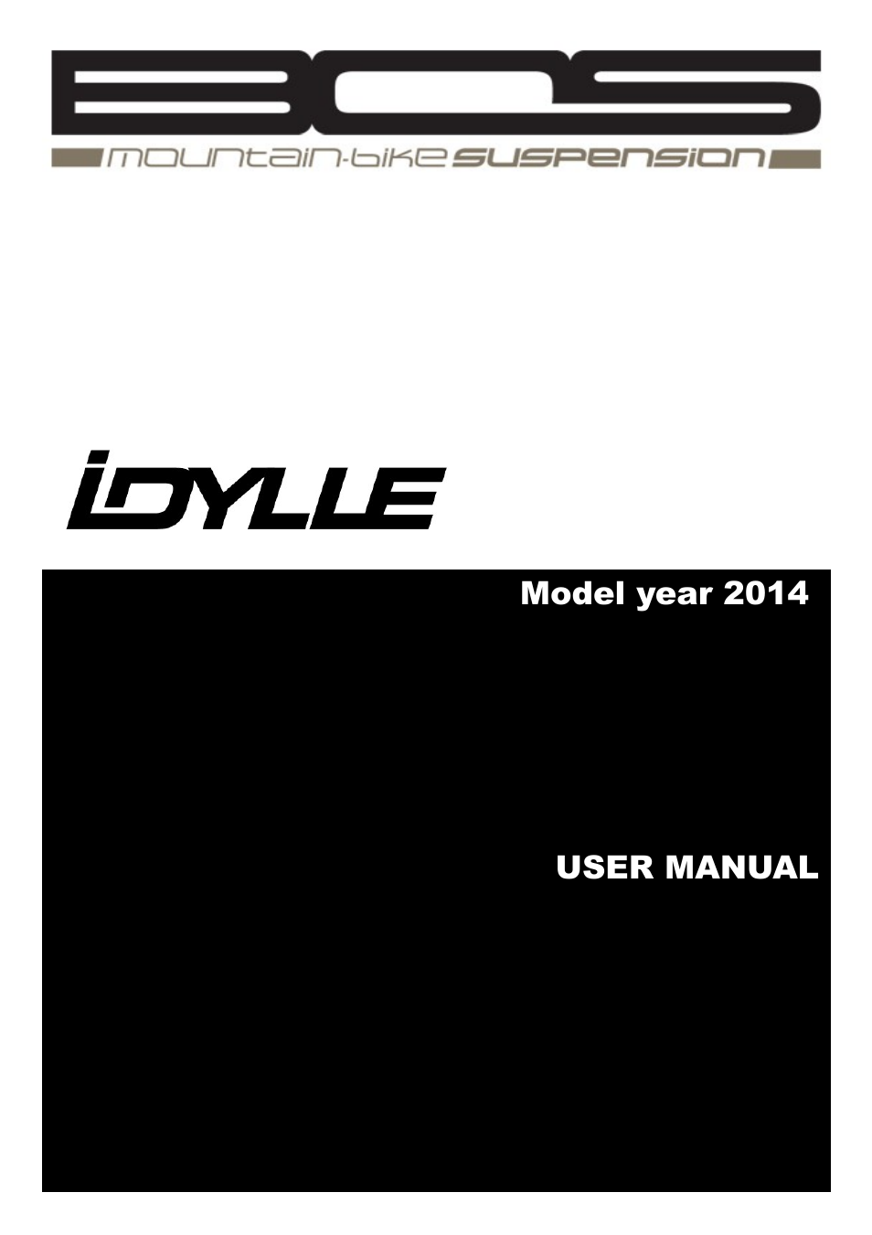 Bos IDYLLE RARE 2014 User manual User Manual | 9 pages