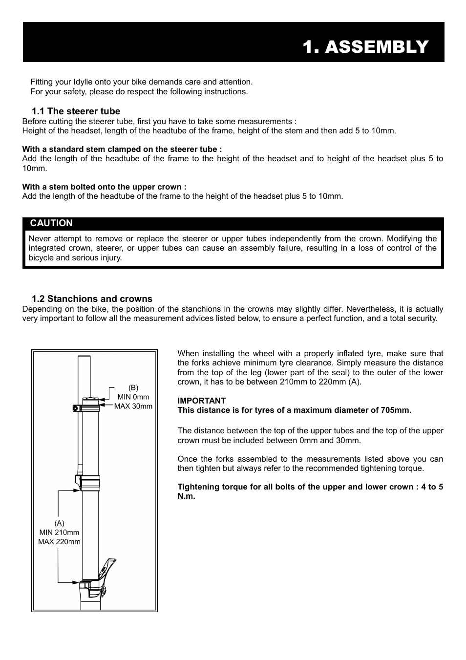 Assembly | Bos IDYLLE AIR 2014 User manual User Manual | Page 3 / 9
