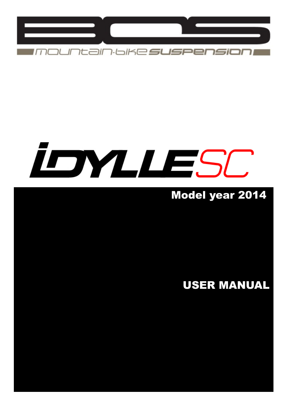 Bos IDYLLE SC 2014 User manual User Manual | 7 pages