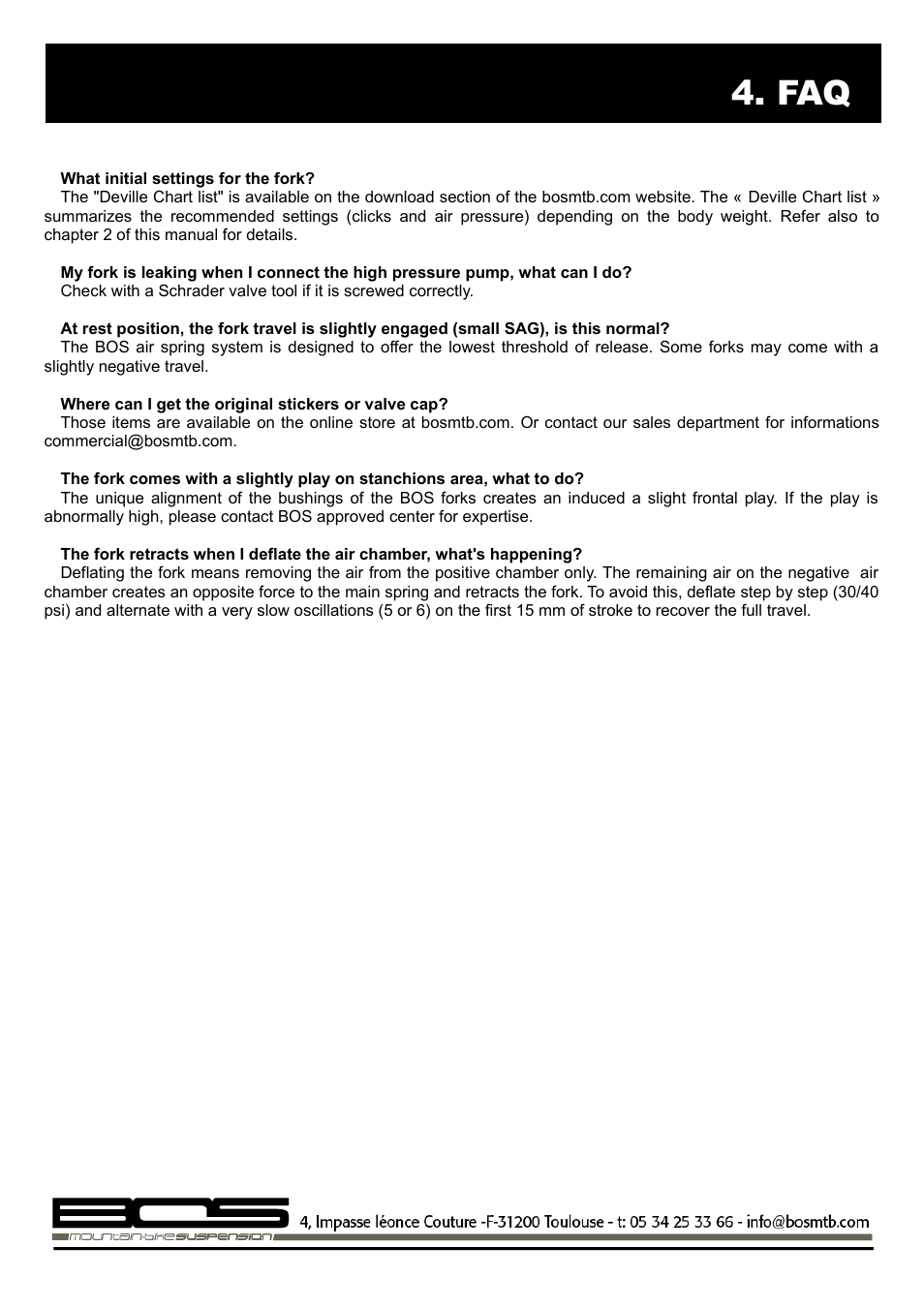 Bos Deville 2014 User manual User Manual | Page 8 / 8