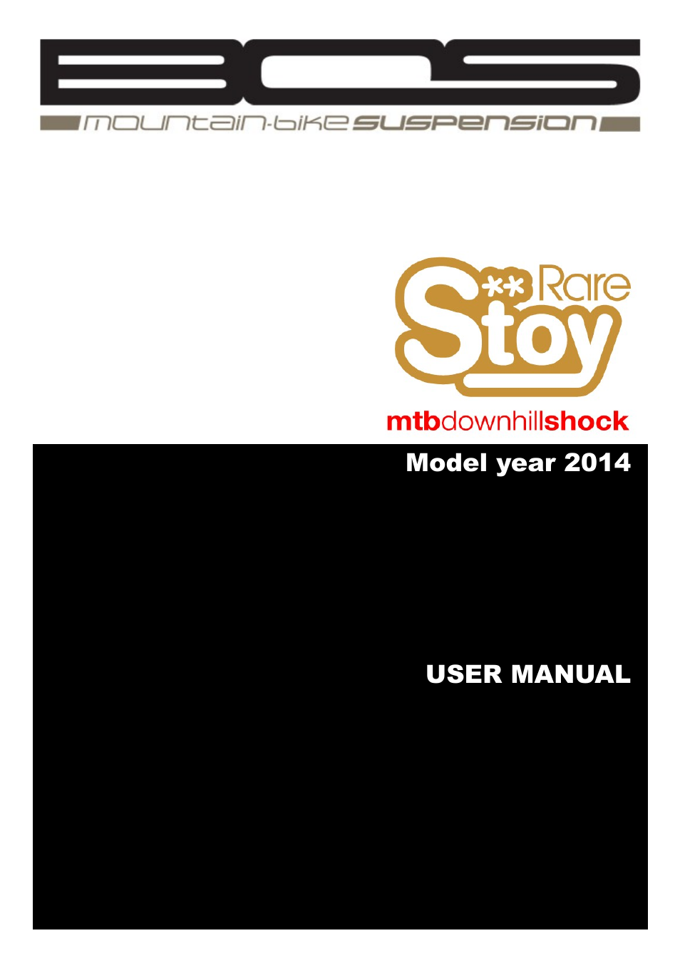 Bos STOY RARE 2014 User manual User Manual | 6 pages