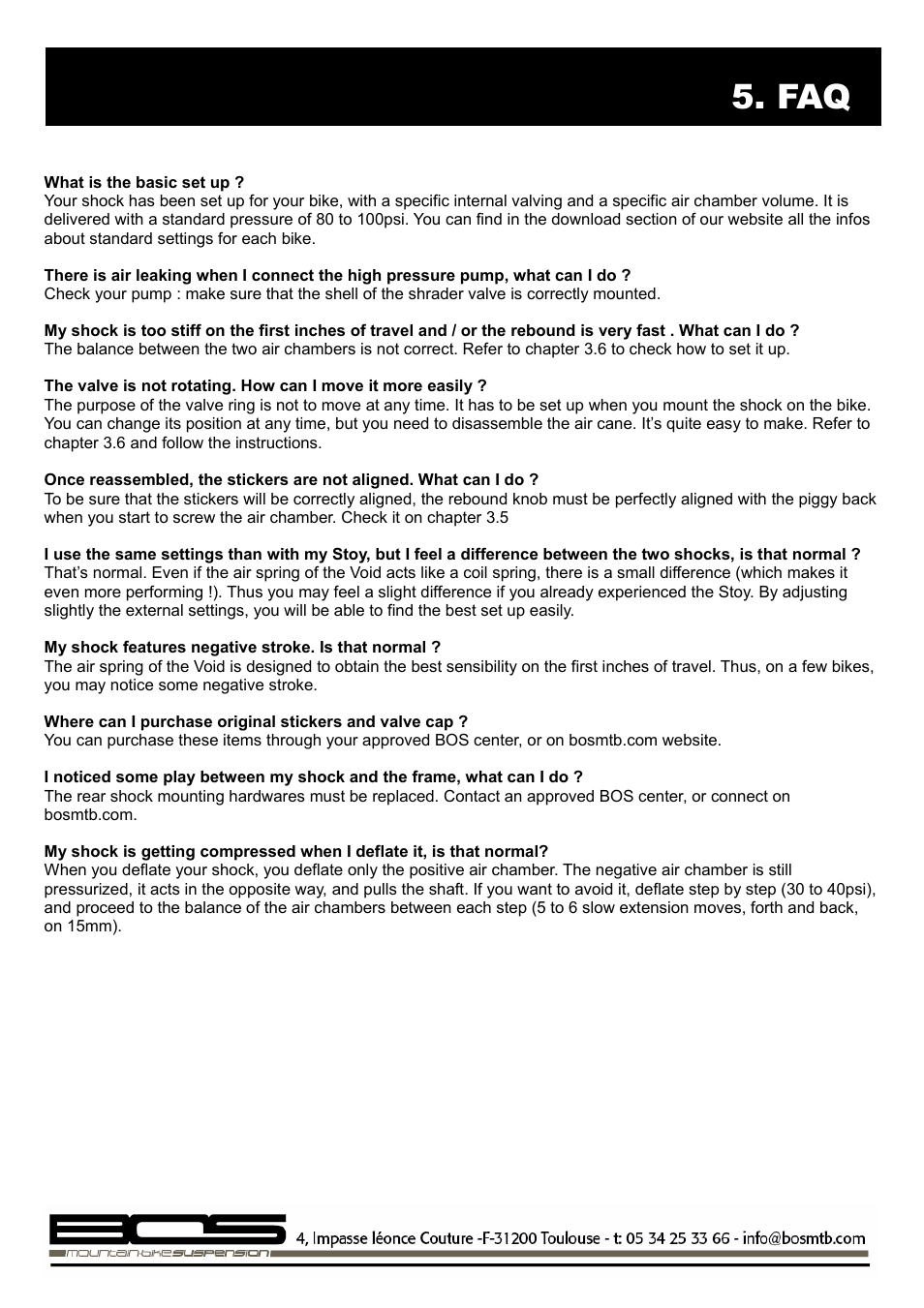 Bos VOID 2014 User manual User Manual | Page 9 / 9