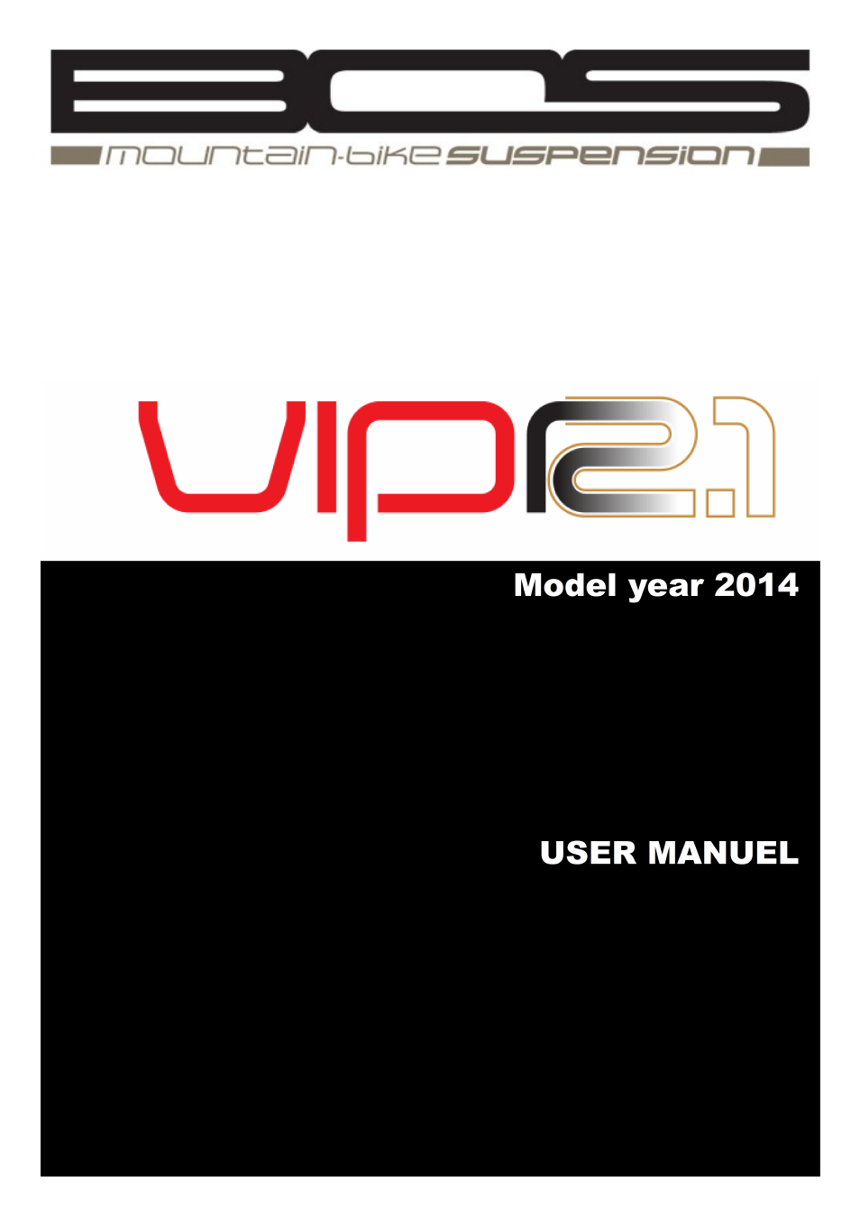 Bos VIP'R 2.1 2014 User manual User Manual | 9 pages