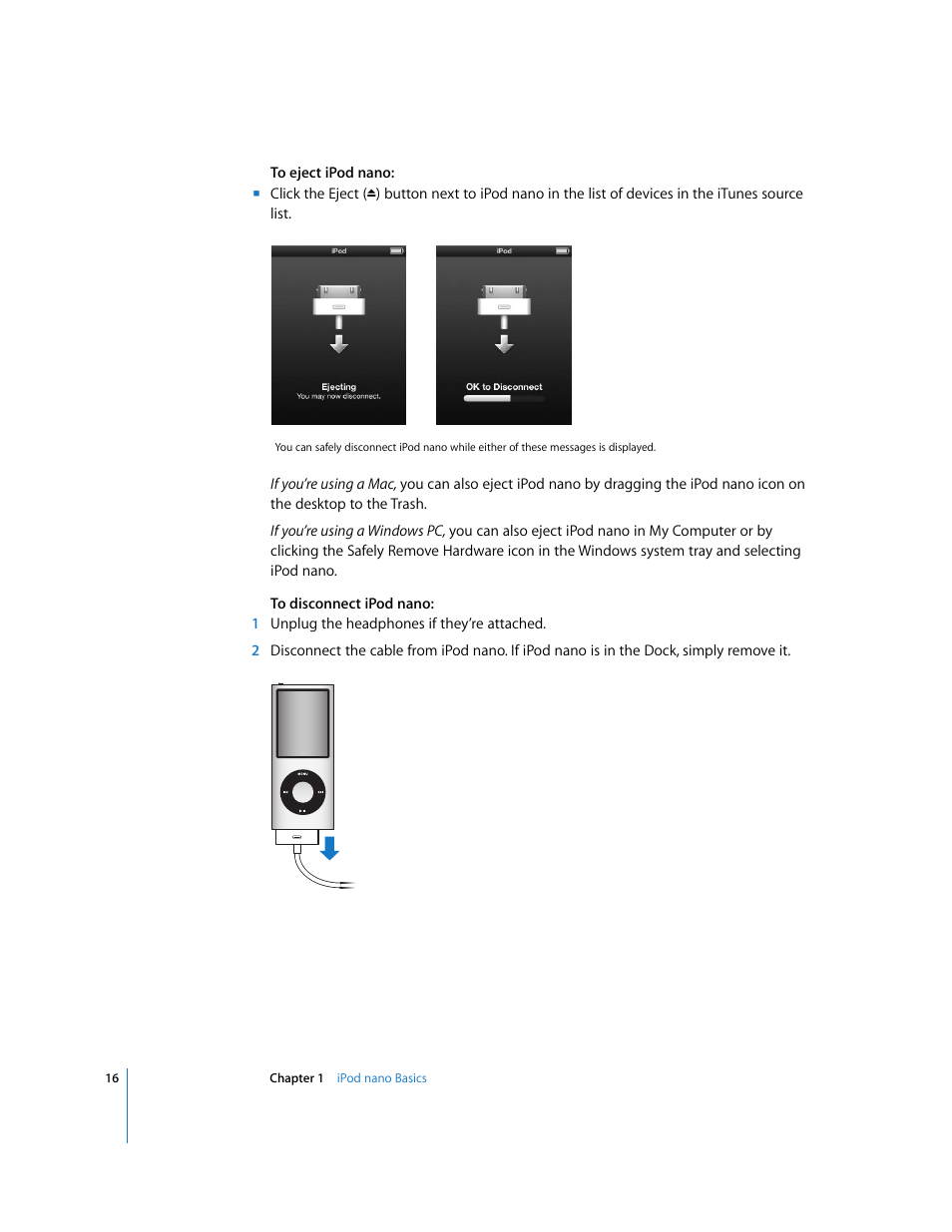 Apple iPod nano User Manual | Page 16 / 80