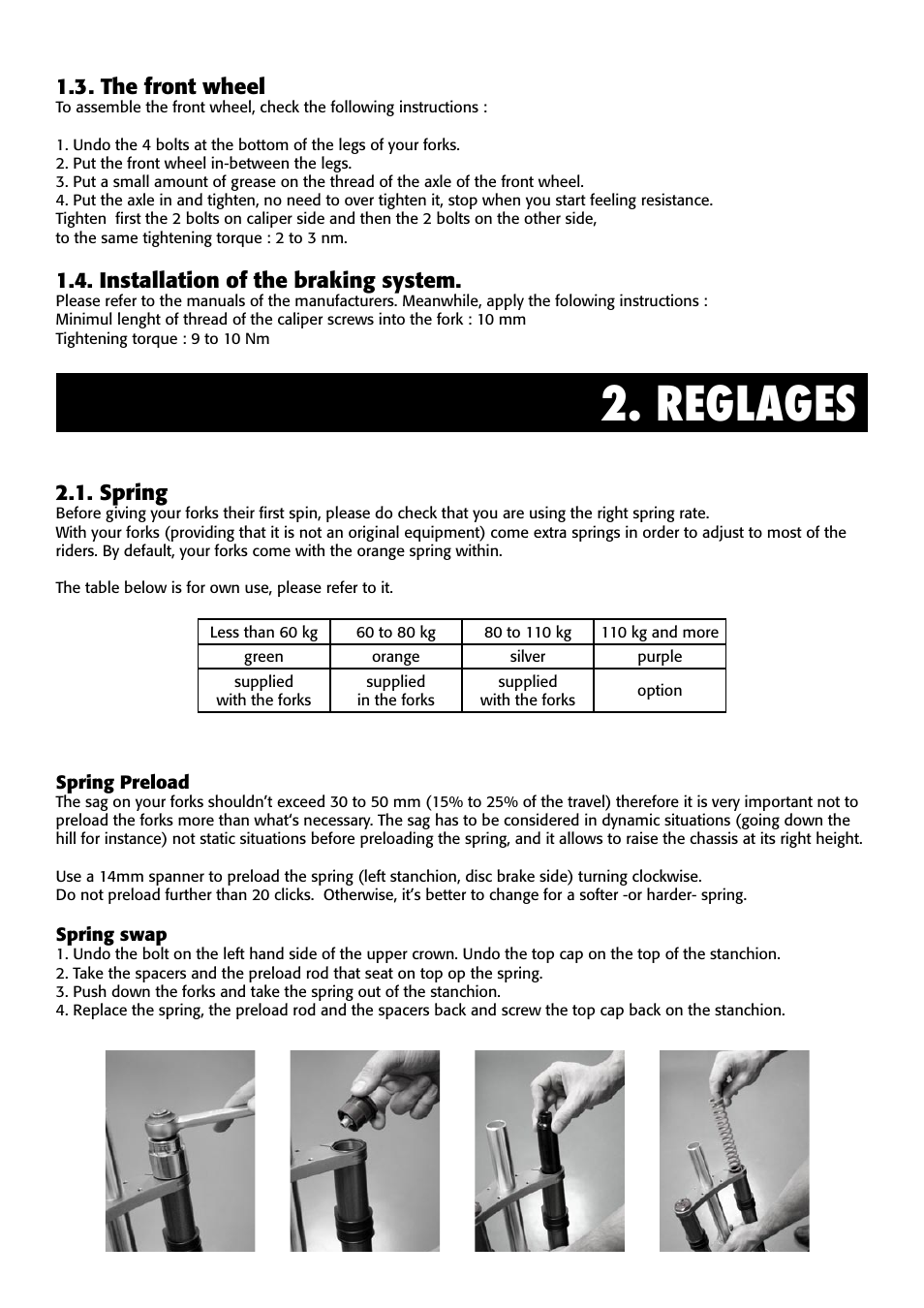 Reglages | Bos IdylleRare 2010 2013 User manual User Manual | Page 4 / 6