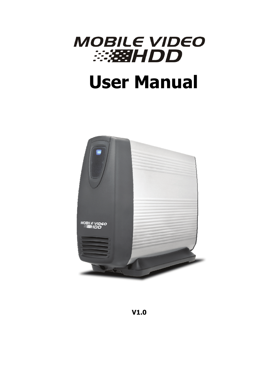 Mobile Video HDD HV356T User Manual | 48 pages