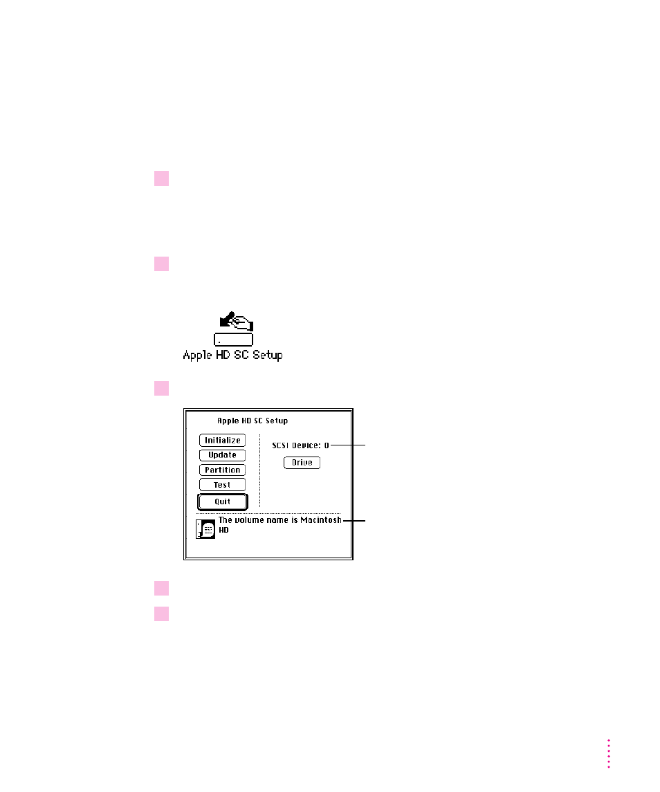 Testing an external scsi hard disk | Apple Macintosh LC 630 DOS User Manual | Page 110 / 203