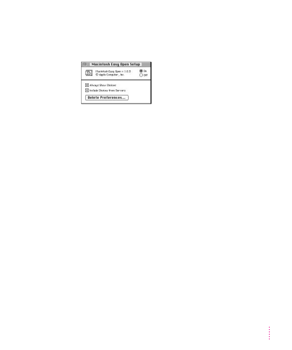 Using the macintosh easy open control panel 161, Using the macintosh easy open control panel | Apple Macintosh LC 630 DOS User Manual | Page 172 / 203