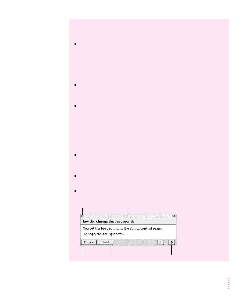 Tips for using macintosh guide | Apple Macintosh LC 630 DOS User Manual | Page 36 / 203