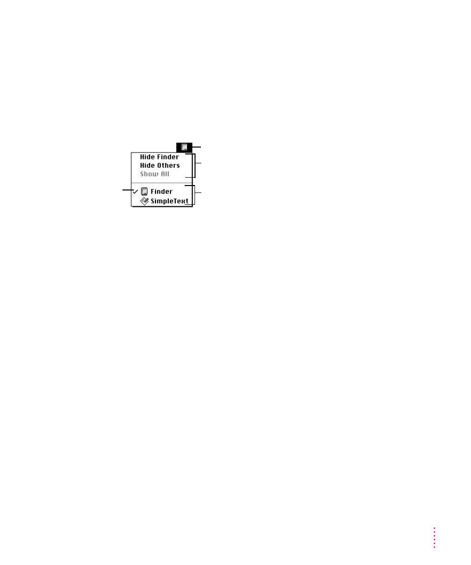 Working with several programs at a time 37, Working with several programs at a time, Finding out which programs are open | Switching programs | Apple Macintosh LC 630 DOS User Manual | Page 48 / 203