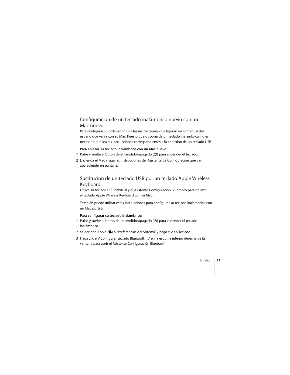 Apple Wireless  Keyboard User Manual | Page 31 / 52