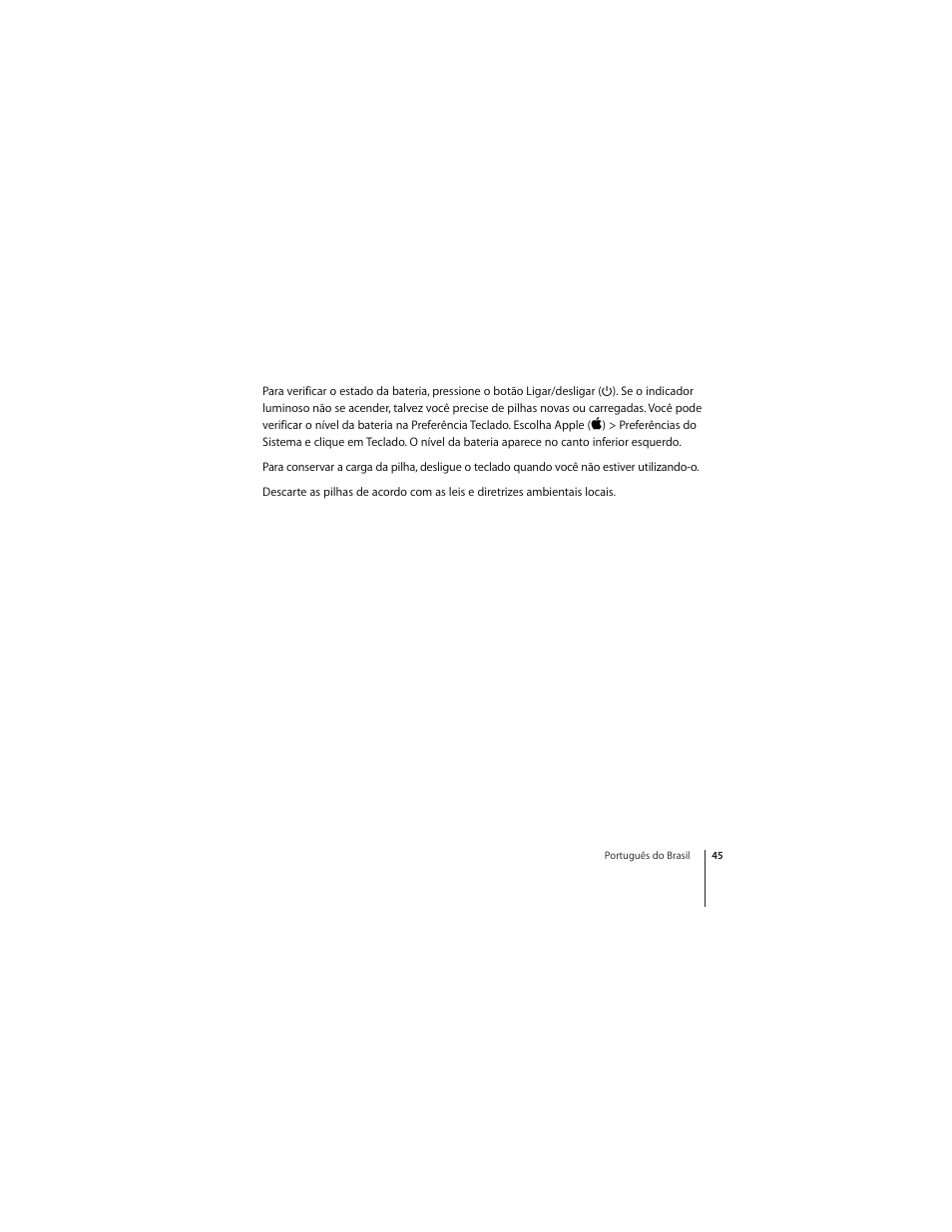 Apple Wireless  Keyboard User Manual | Page 45 / 52