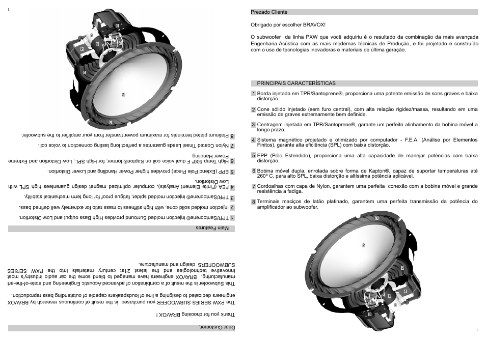 Bravox Linha PXW User Manual | Page 2 / 5