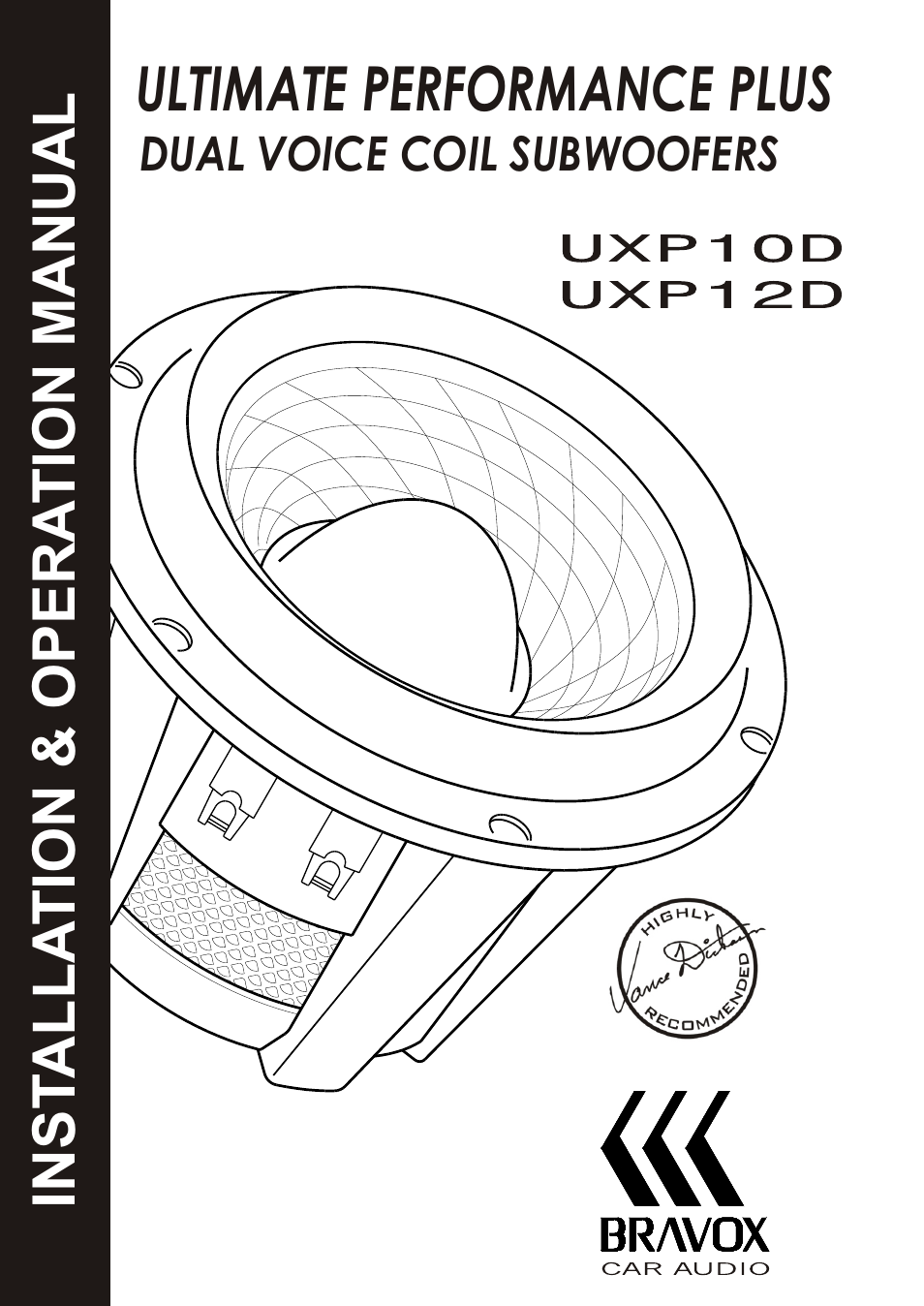 Bravox Linha UXP User Manual | 12 pages