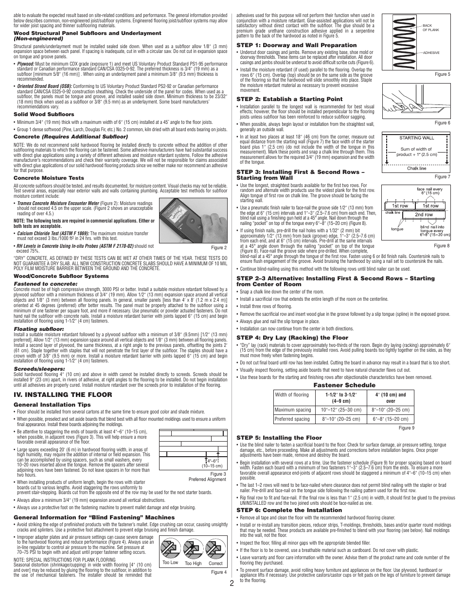 Bruce Westchester Strip User Manual | Page 2 / 7