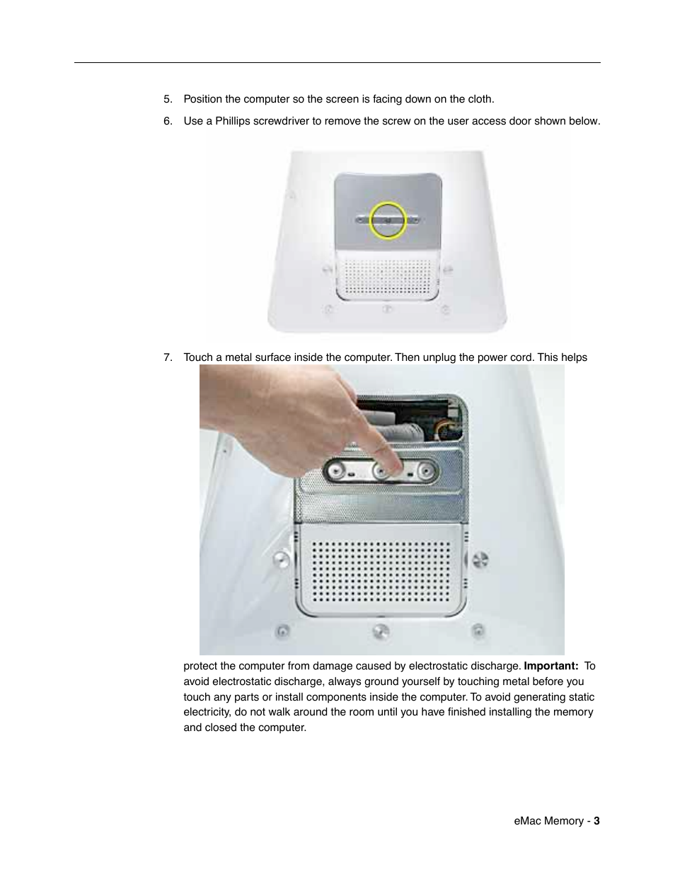 Apple eMac User Manual | Page 3 / 10