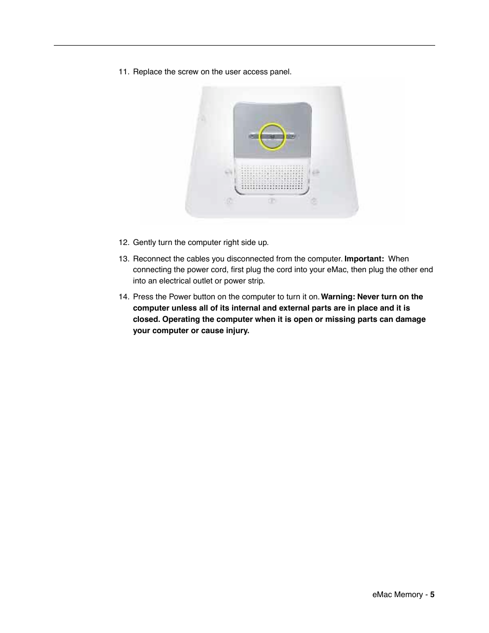 Apple eMac User Manual | Page 5 / 10