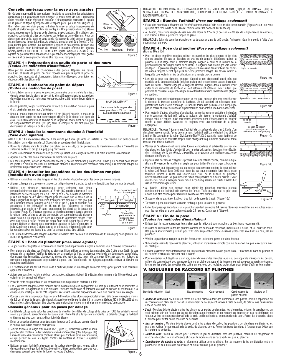 V. moulures de raccord et plinthes | Bruce Natural Reflections User Manual | Page 6 / 10