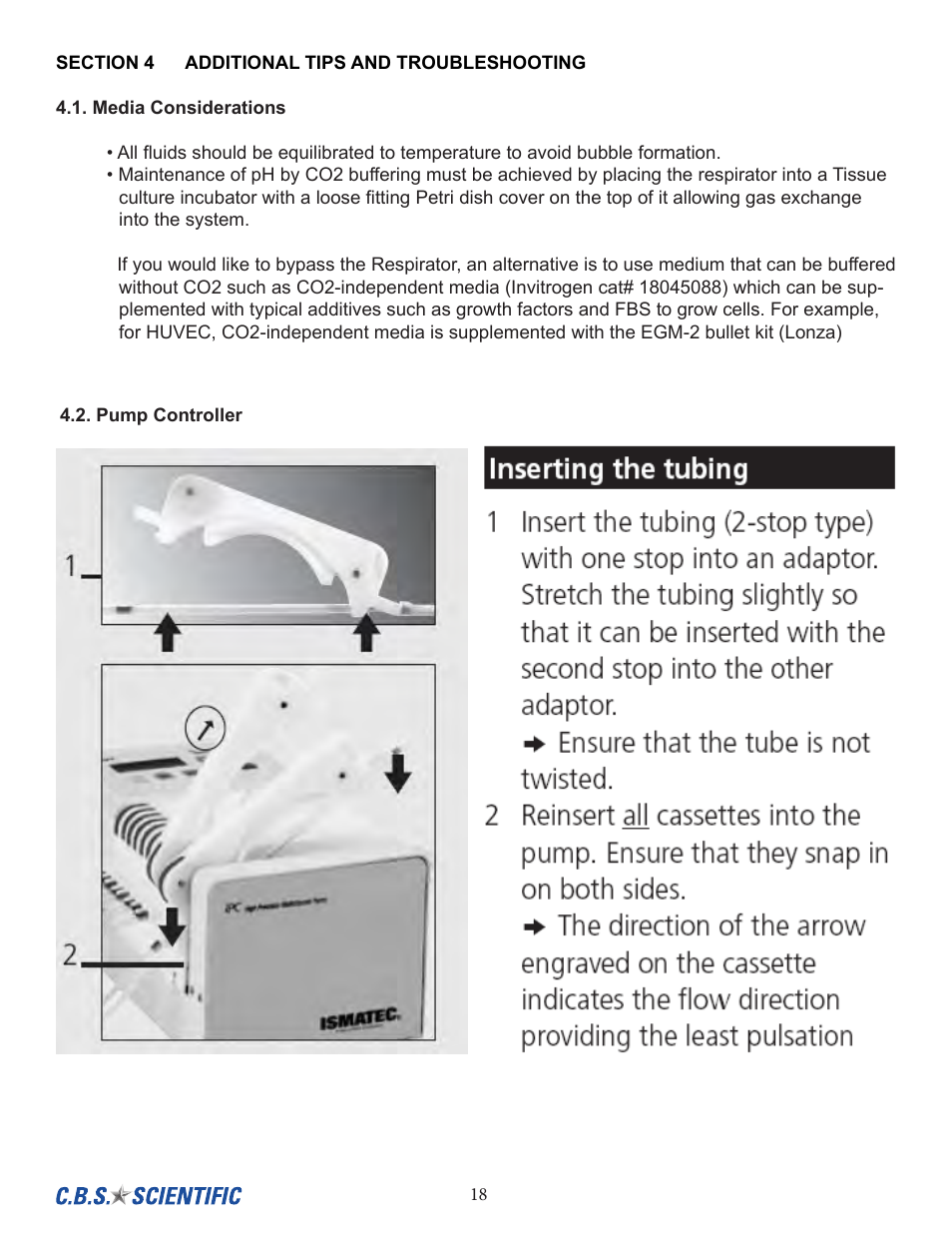 C.B.S. Scientific FCU-1000 User Manual | Page 18 / 24