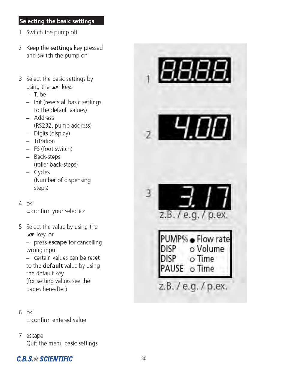 C.B.S. Scientific FCU-1000 User Manual | Page 20 / 24