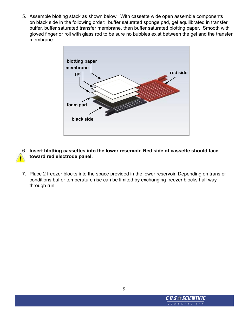 C.B.S. Scientific EBX-700 User Manual | Page 9 / 16