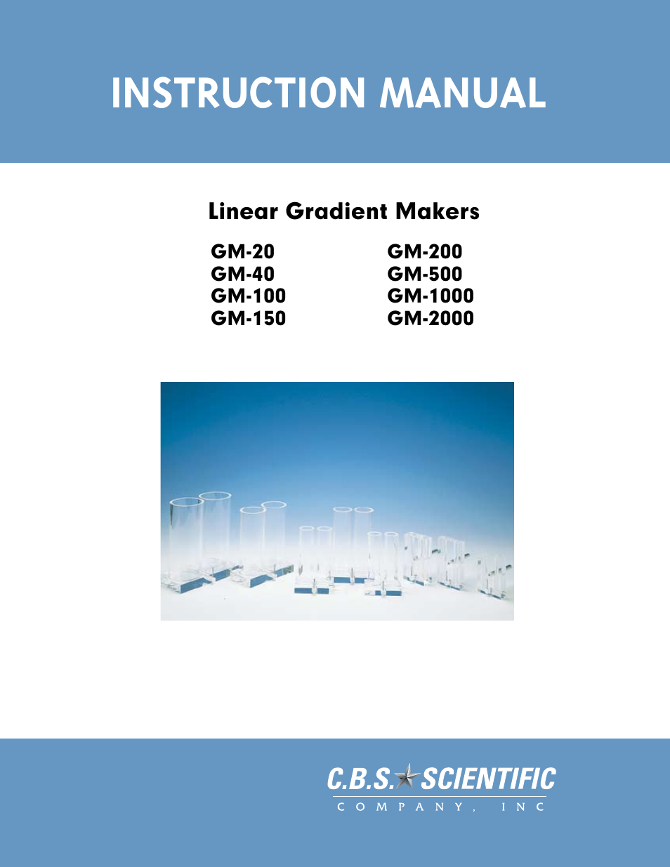 C.B.S. Scientific GM-2000 User Manual | 12 pages