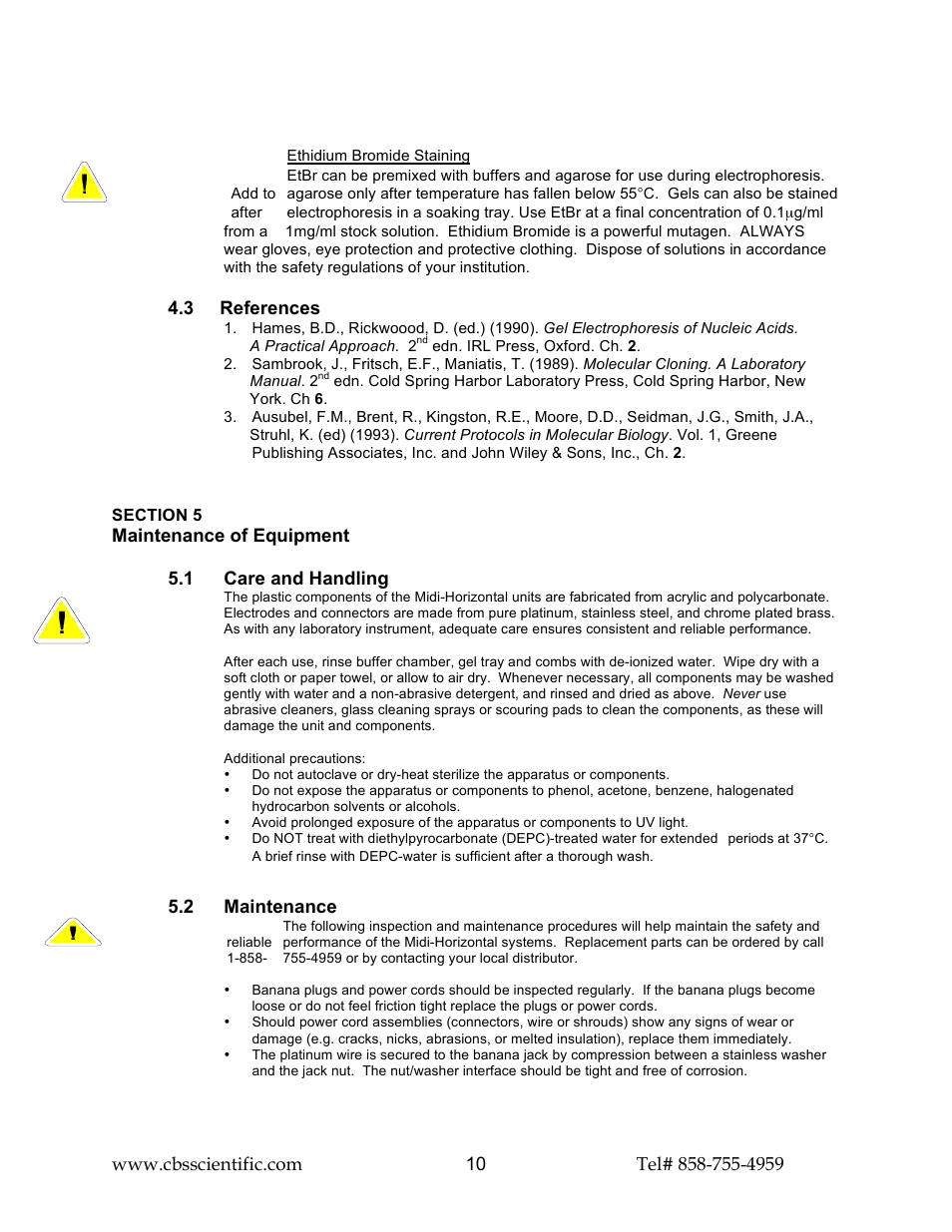 C.B.S. Scientific MGU-602T User Manual | Page 11 / 16