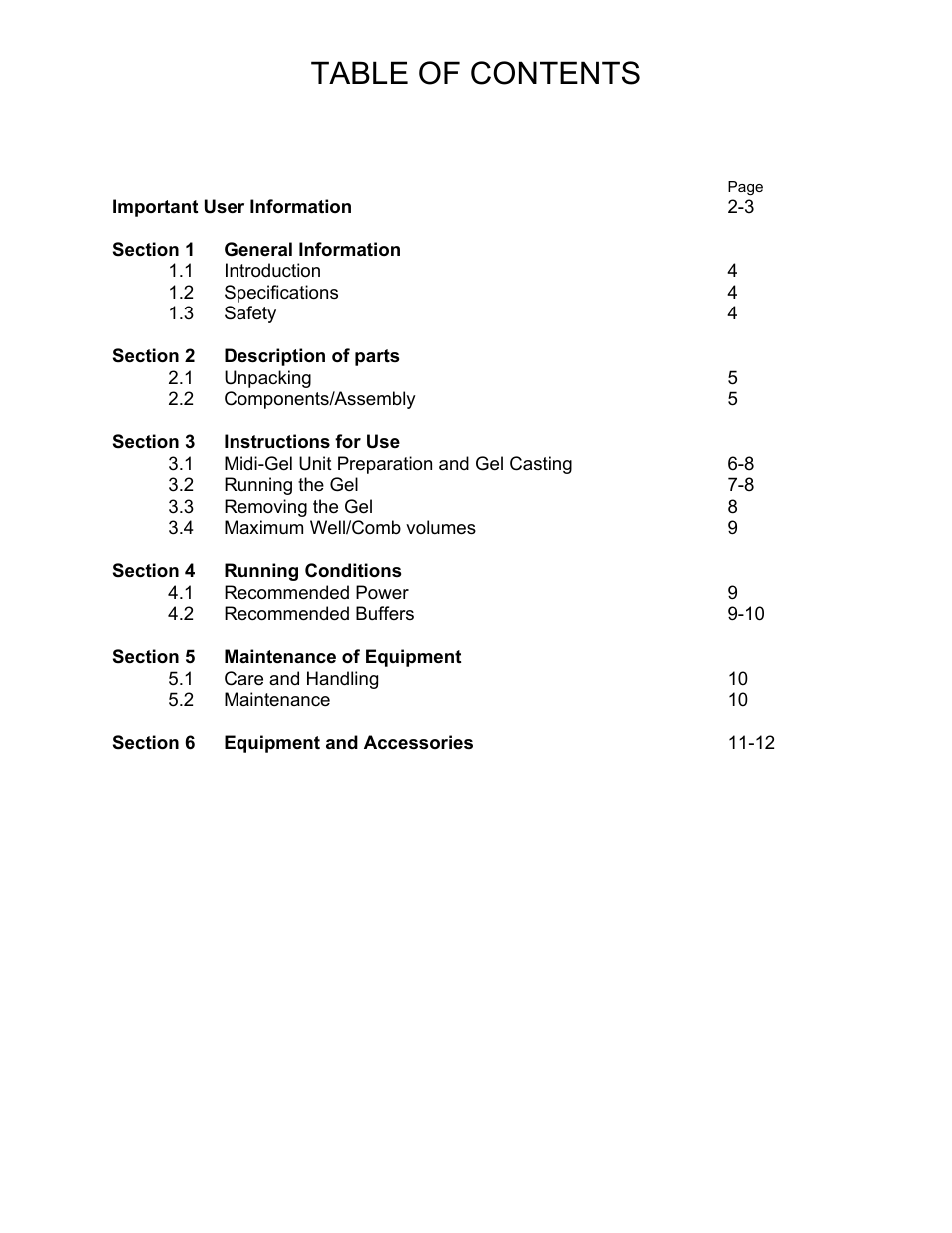 C.B.S. Scientific MGU-602T User Manual | Page 2 / 16