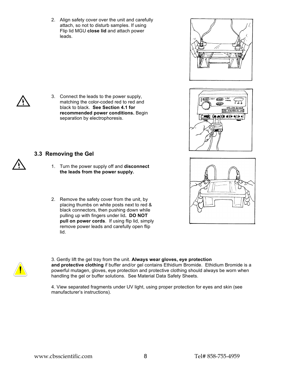 C.B.S. Scientific MGU-602T User Manual | Page 9 / 16