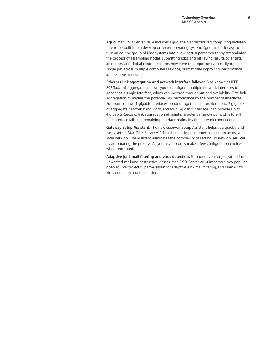 Apple Mac OS X Server Ver 10.4 User Manual | Page 6 / 35