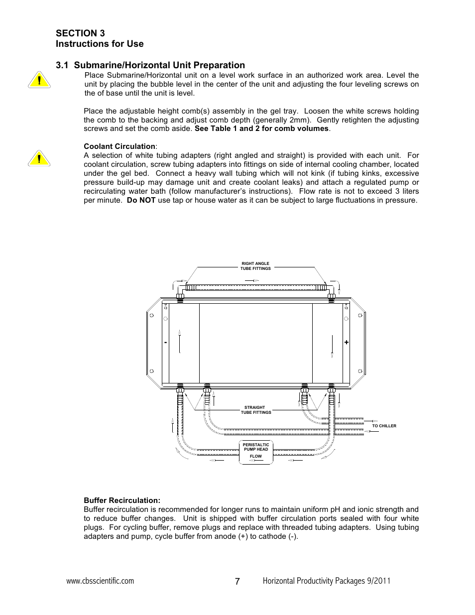 C.B.S. Scientific GCSGU-2640T-02 User Manual | Page 7 / 16