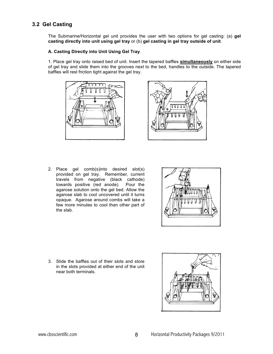 C.B.S. Scientific GCSGU-2640T-02 User Manual | Page 8 / 16