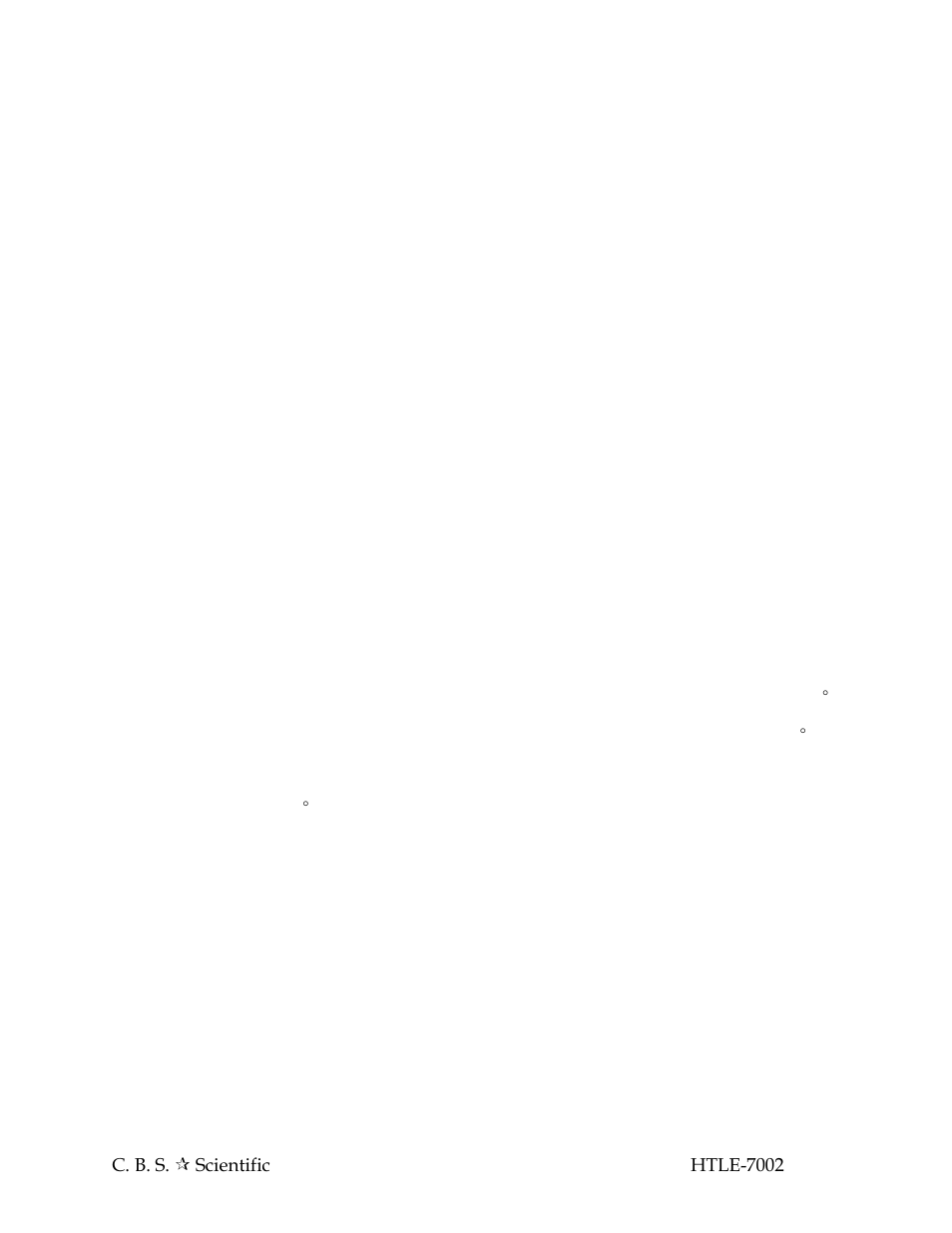 C.B.S. Scientific HTLE-7002 User Manual | Page 28 / 44