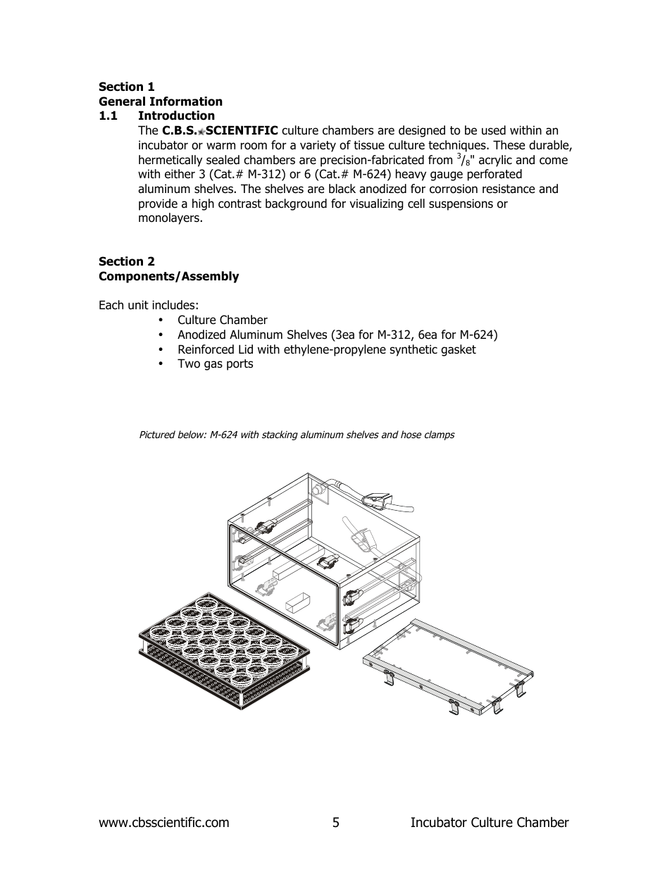 C.B.S. Scientific M-624 User Manual | Page 5 / 12