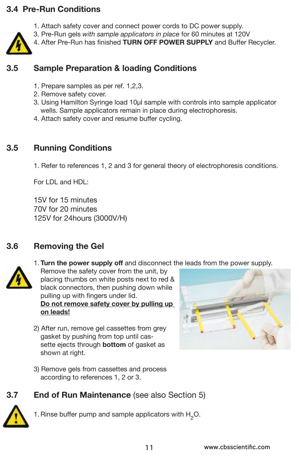 C.B.S. Scientific LPE-4003-220V User Manual | Page 11 / 16