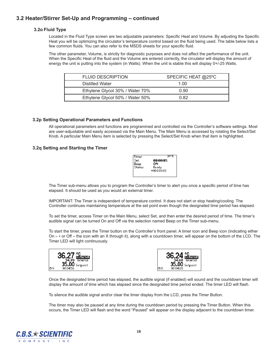 C.B.S. Scientific DTSK-2401-220 User Manual | Page 18 / 60