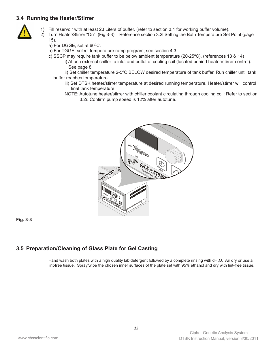 C.B.S. Scientific DTSK-2401-220 User Manual | Page 35 / 60