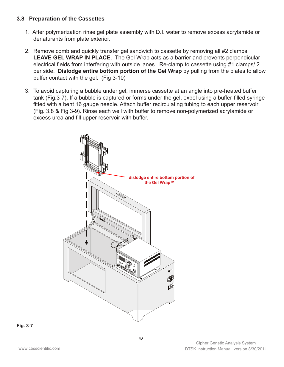 C.B.S. Scientific DTSK-2401-220 User Manual | Page 43 / 60